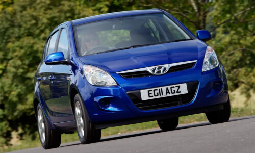 Hyundai i20 blue #1