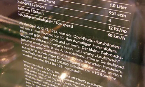 Opel 4/12 Laubfrosch #1